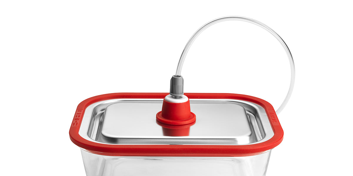 Aspiration sous vide pour boite en verre magic vac