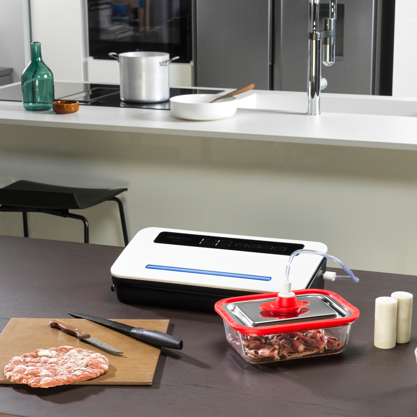 Machine sous vide Magic Vac - Activa - Mise sous vide avec boîte en verre Magic Vac