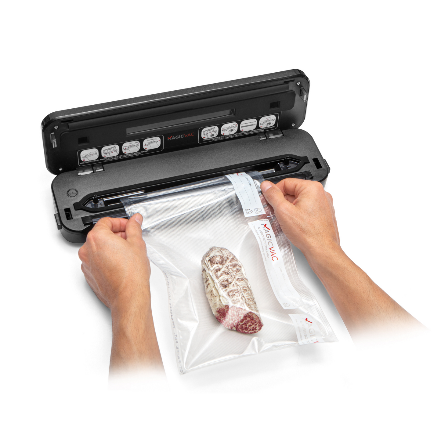 Machine sous vide Magic Vac - Compact - Mise sous vide saucisson
