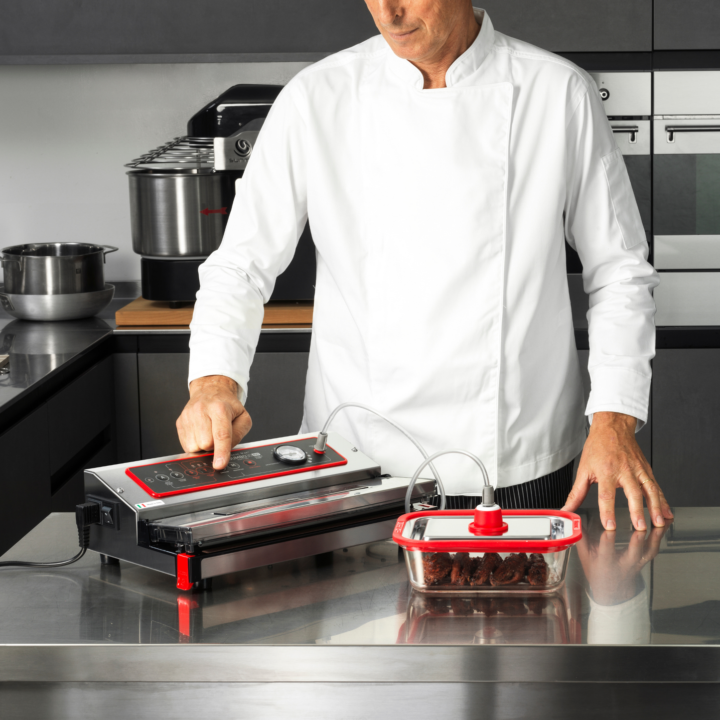 Machine sous vide Magic Vac - Jumbo 30 Evo - Mise sous vide dans boîtes en verre Magic Vac