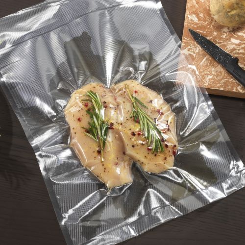 Poulet mariné sous emballage sous vide Magic Vac