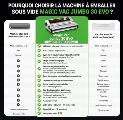 Machine à emballer sous vide JUMBO 30 EVO
