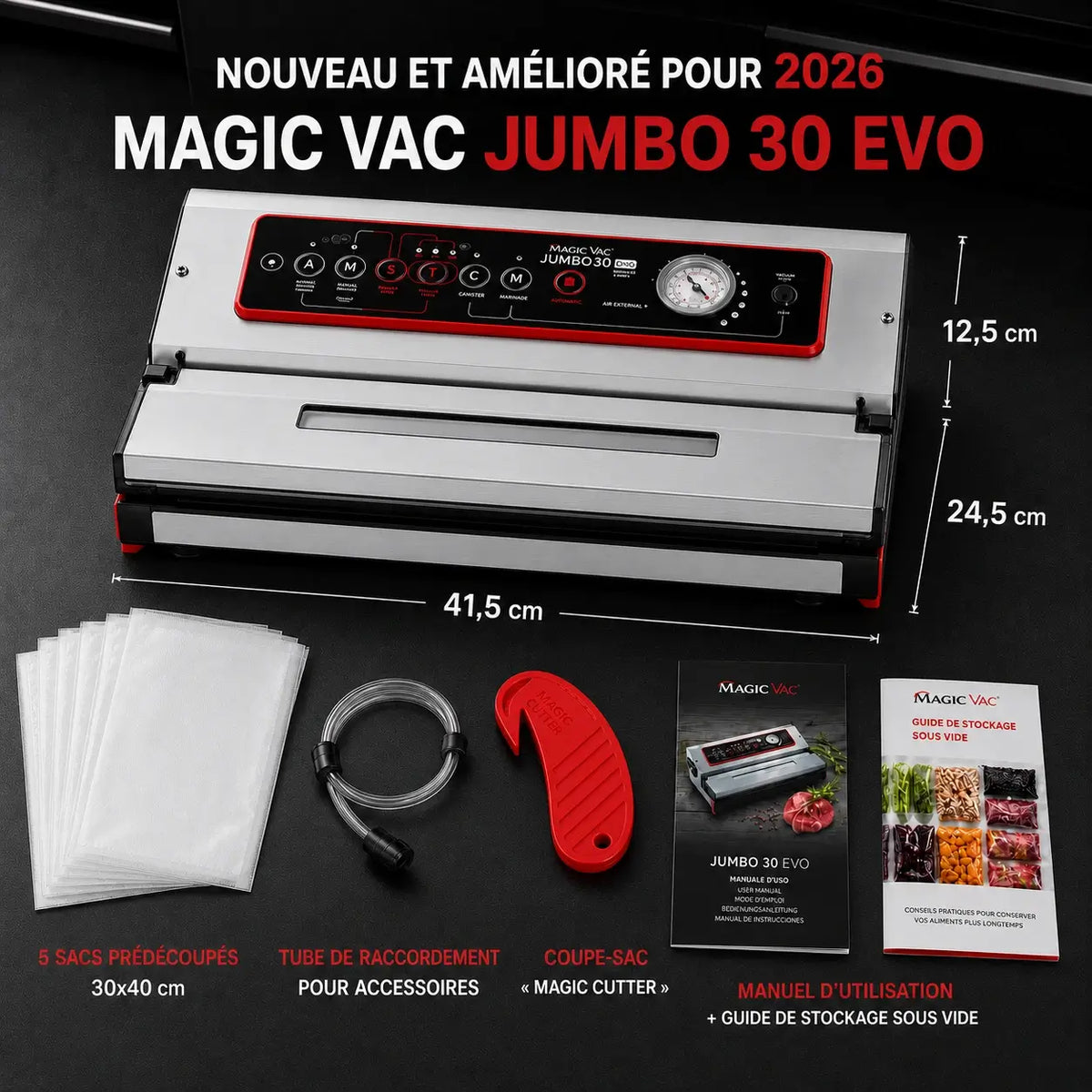 Machine à emballer sous vide JUMBO 30 EVO
