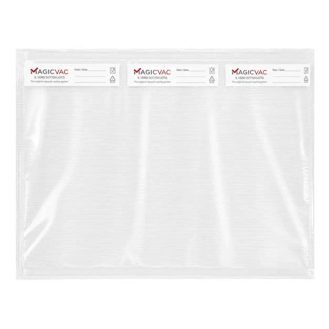 50 sacs Sous Vide précoupés - épaisseur 240 microns - 30x40 cm - Avec étiquette - ACO1036 - MAGIC VAC
