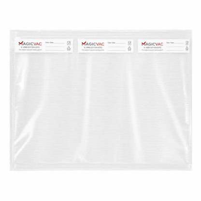 50 sacs Sous Vide précoupés - épaisseur 240 microns - 30x40 cm - Avec étiquette - ACO1036 - MAGIC VAC