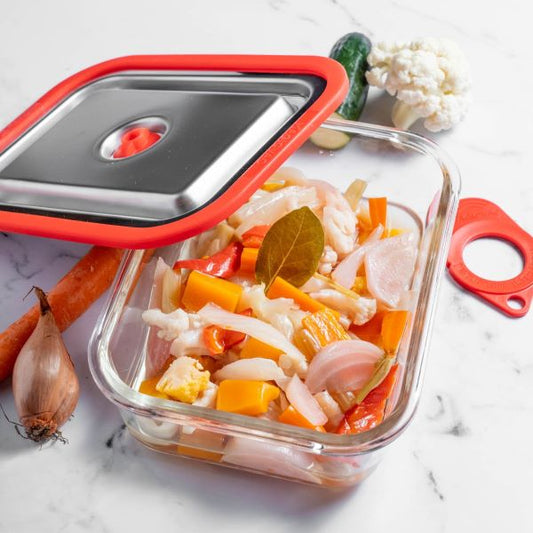 Boite sous vide Magic Vac pour la conservation des aliments crus, marinés, cuits